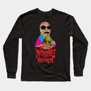 invisible man eat ramen Long Sleeve T-Shirt